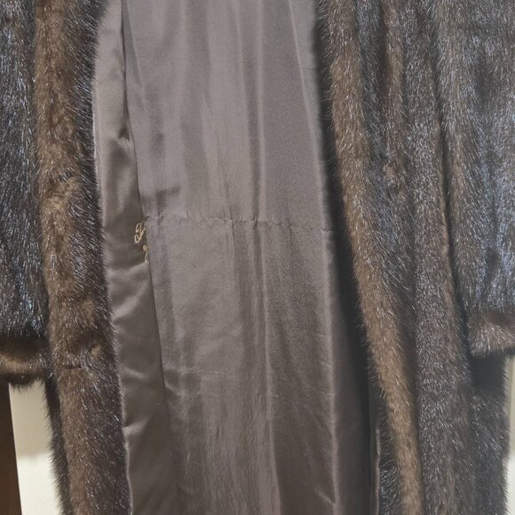 Saga full length 47" mink coat - Picture 4 of 12